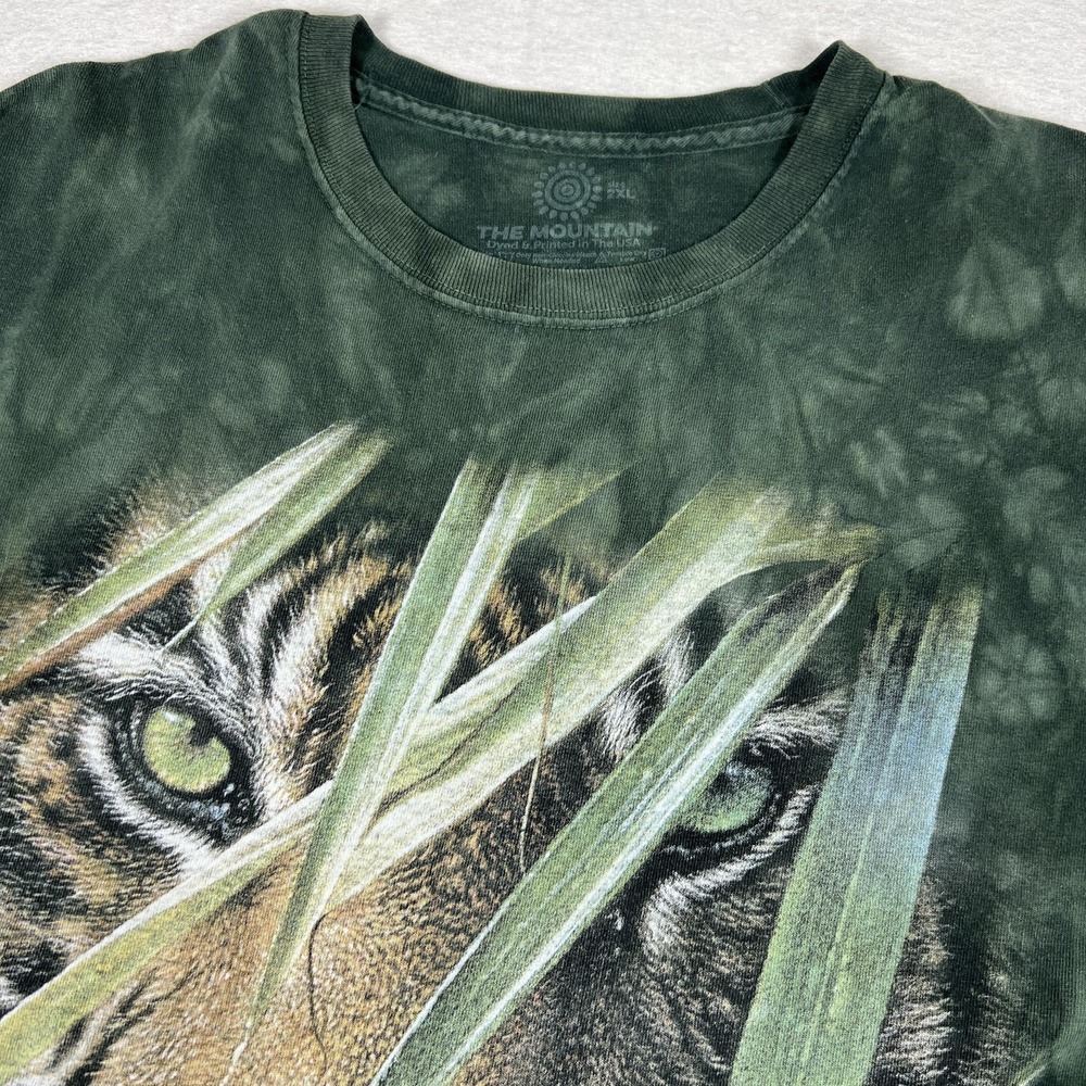 The Mountain Shirt Mens 2XL Tiger San Diego Zoo‎ Safari Park Tie Dye Graphic
